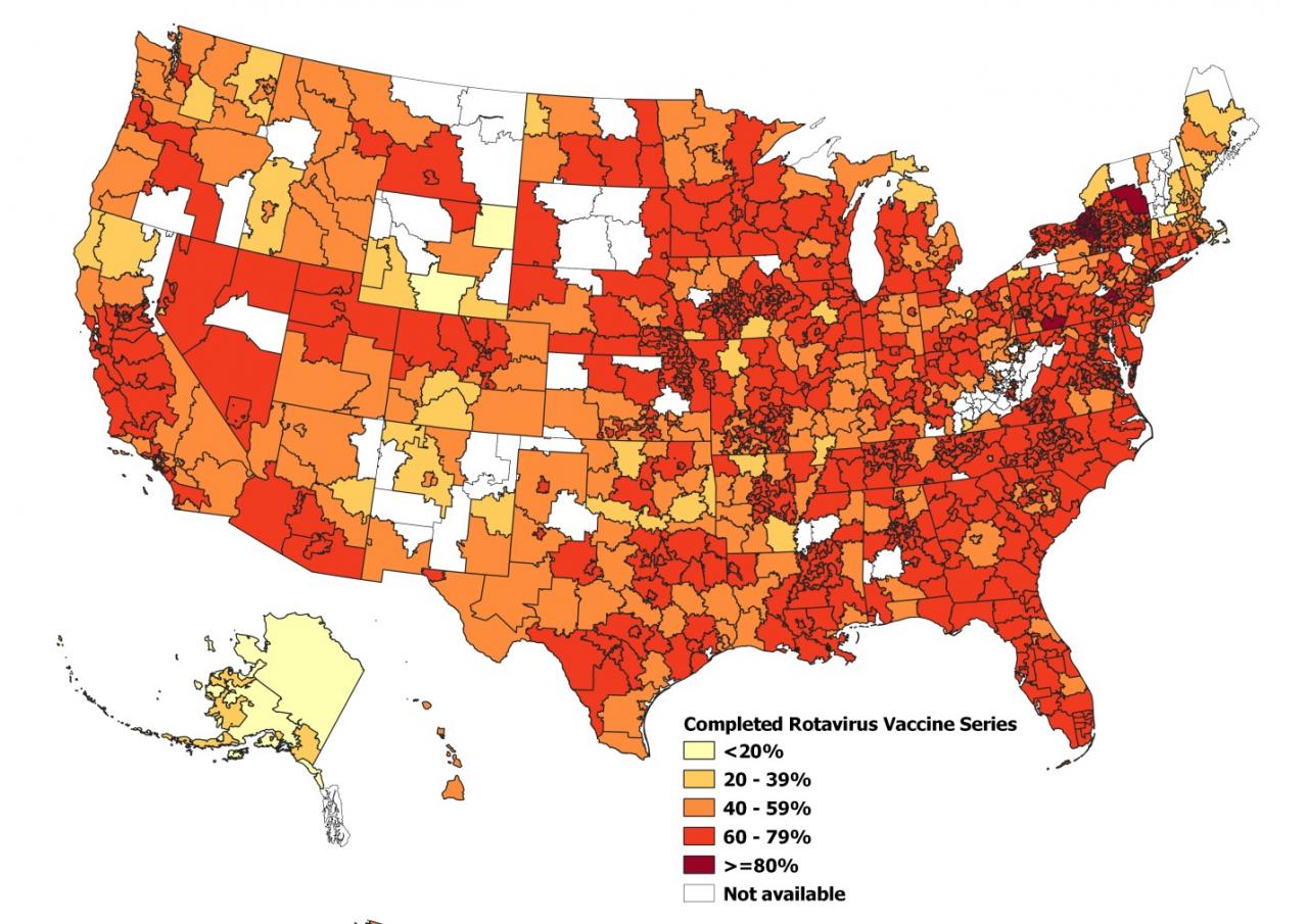 Rotavirus vaccination Study maps significant geographic differences